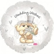Круг "Свадебные пожелания" Мишки Тедди