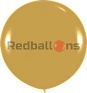 Большой шар золотистый 90 см