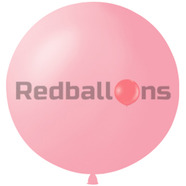 Большой шар розовый 90 см